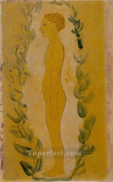 Mujer de pie 1899 cubista Pablo Picasso Pinturas al óleo